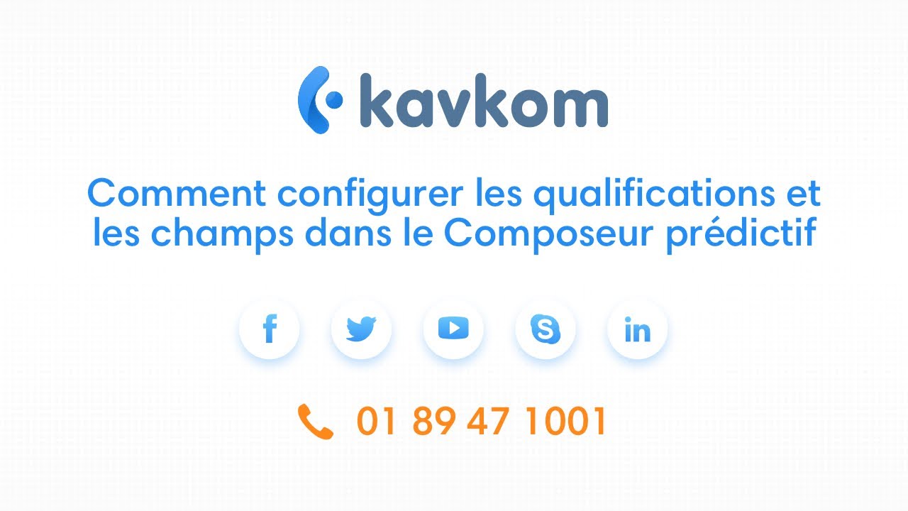 Comment configurer les qualifications et les champs dans le Composeur prédictif - Tutoriel 3