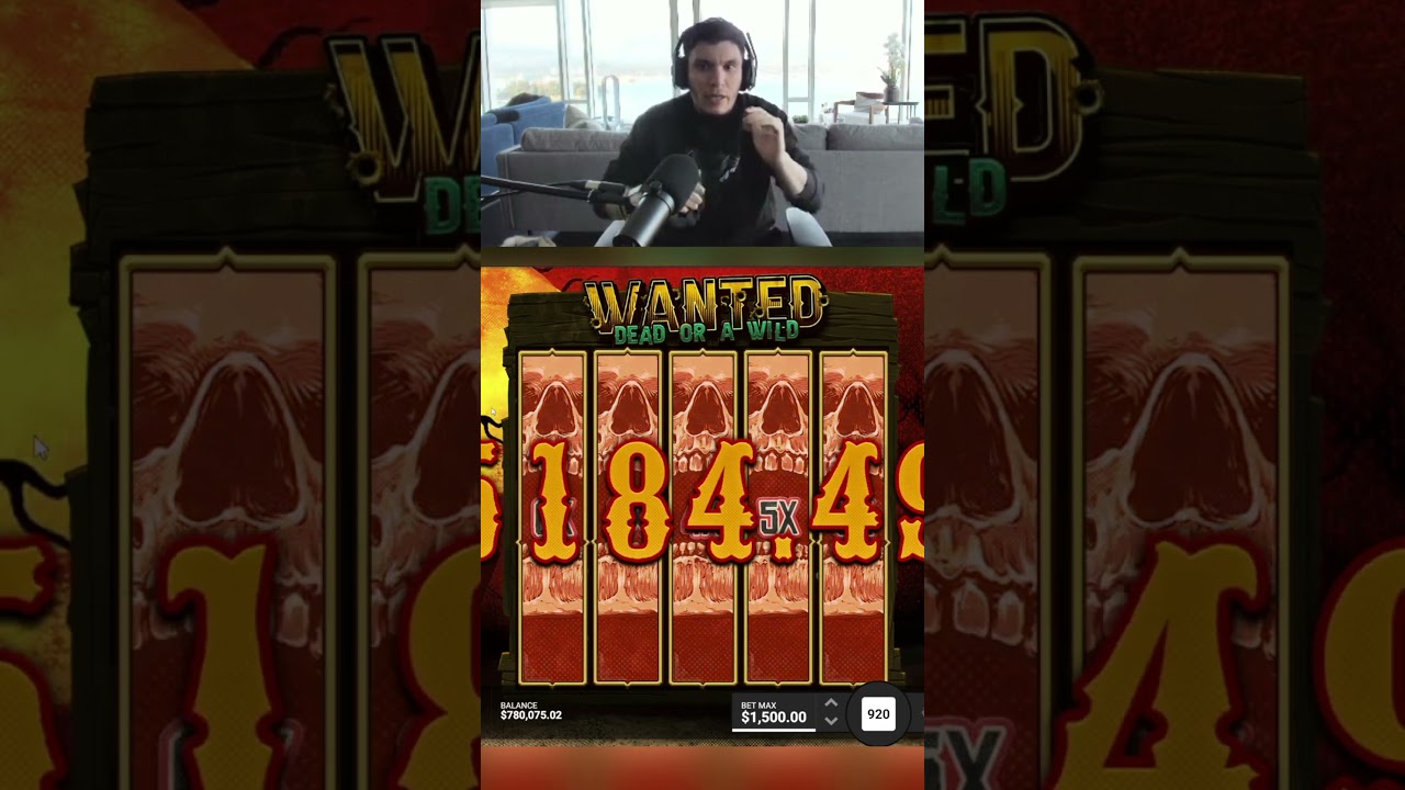 TRAINWRECKS WINS $10,000,000 ON WANTED DEAD OR A WILD #slots #trainwrecks #twitch #kick #maxwin