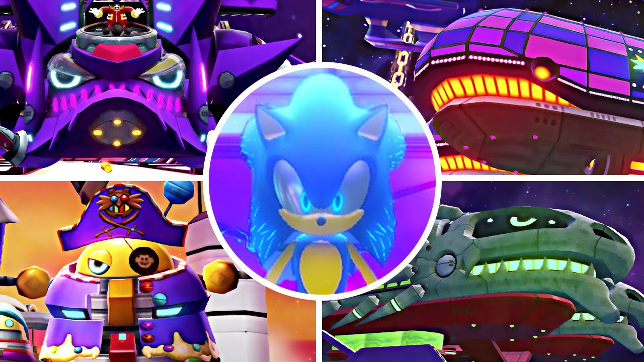 Sonic Colors Ultimate - Все боссы (без повреждений)