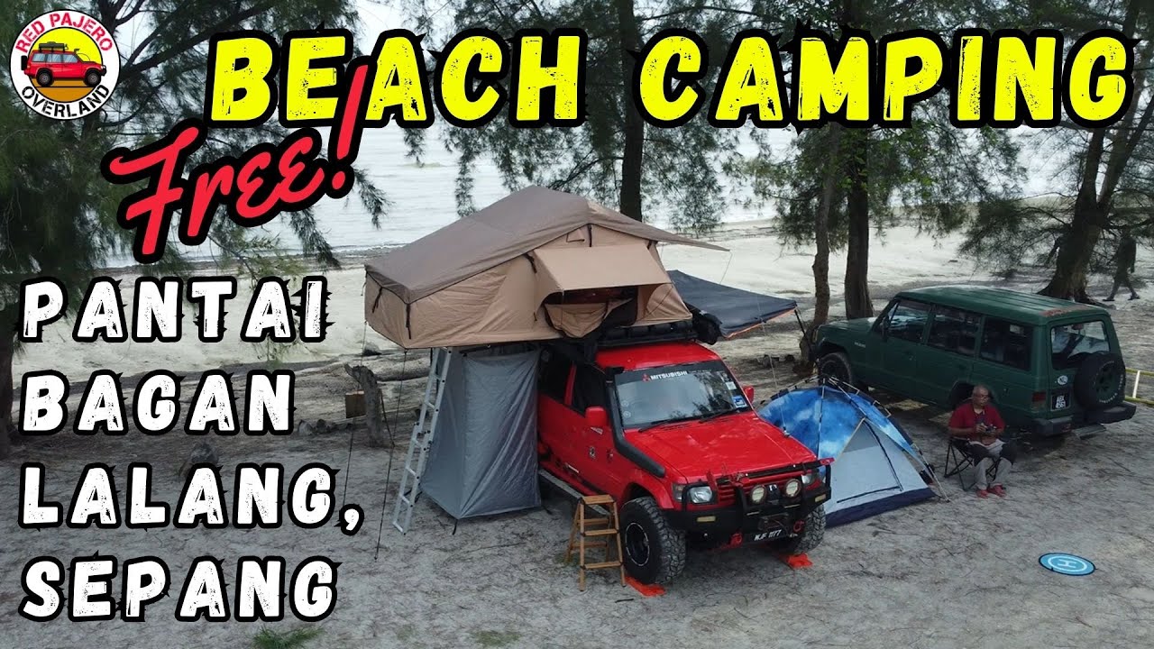 Free Beach Camping | Pantai Bagan Lalang | Sepang | S3Ep10
