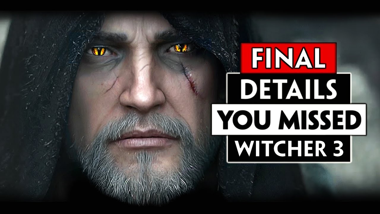 The Last 'Details You Missed' in the Witcher 3.