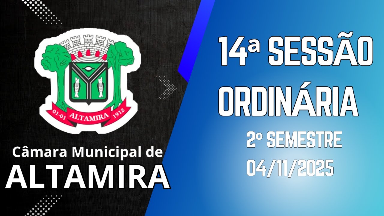 14ª SESSÃO ORDINÁRIA - 2º SEMESTRE DE 2025