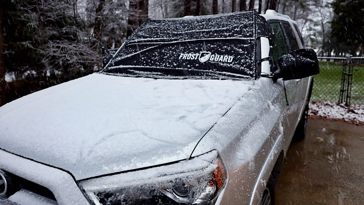 Frost Guard: Winter windshield cover...