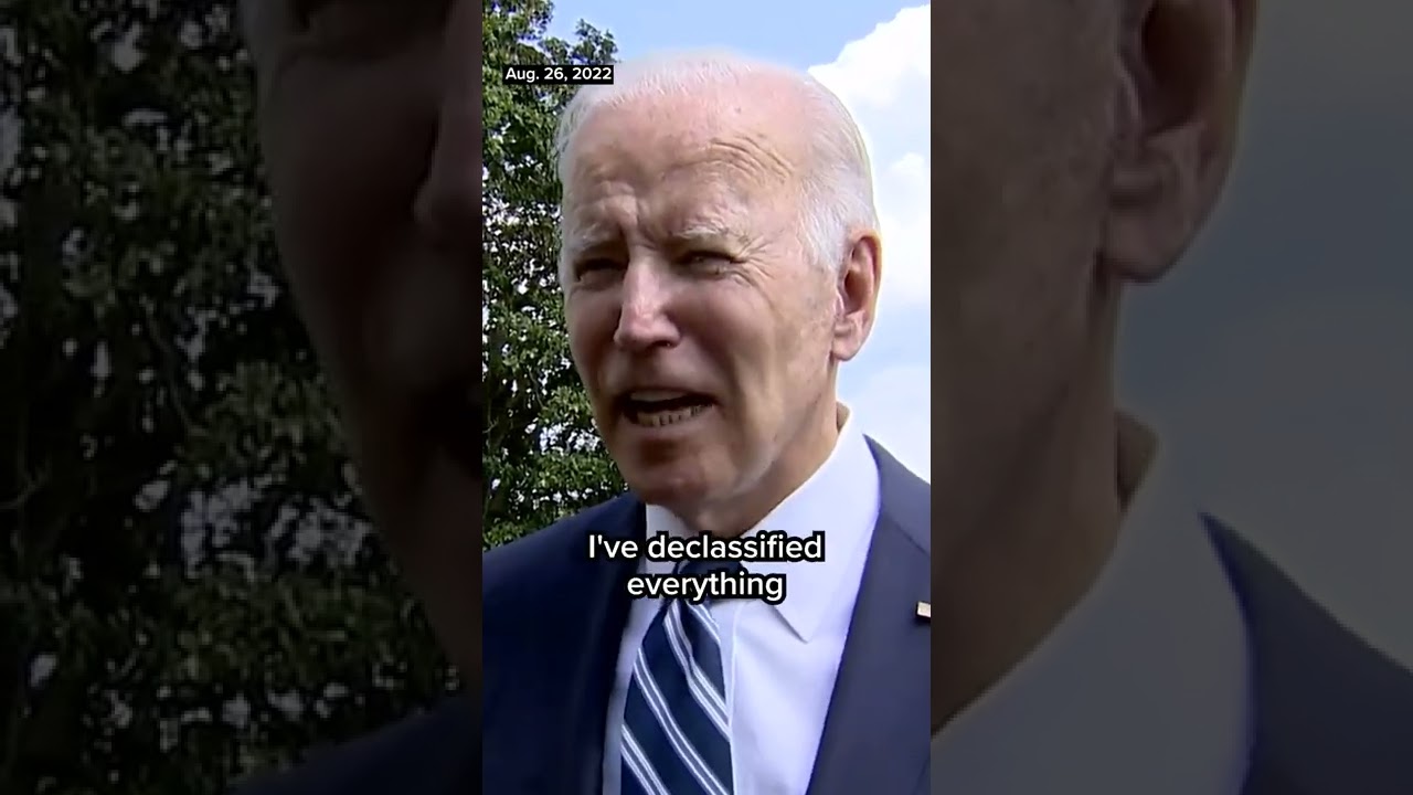 Watch President #biden Mock President #trump On Classified Documents