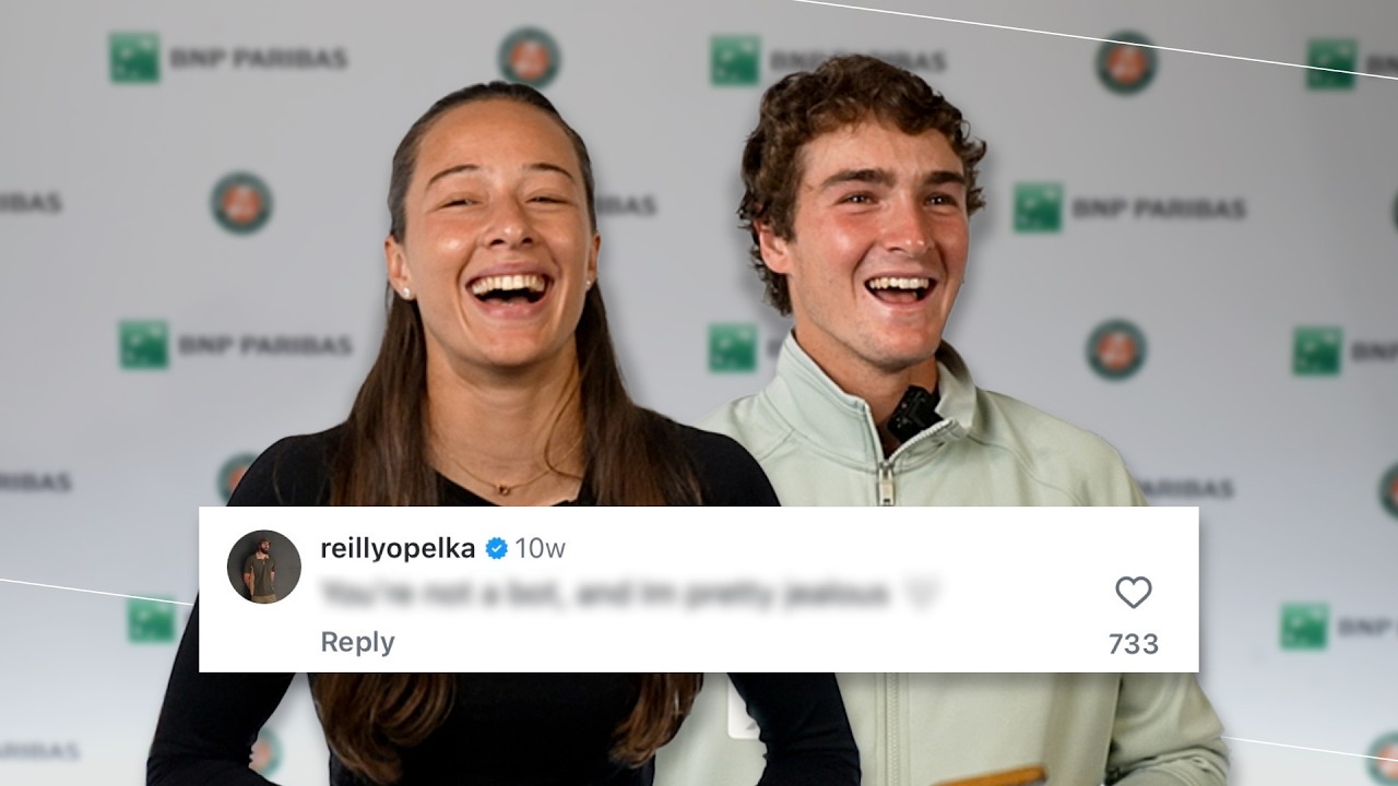 Pro tennis players read their Instagram comments 😳🤣