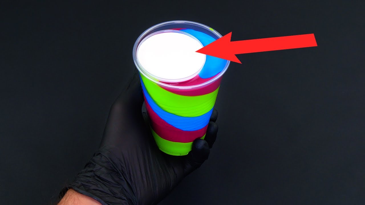 Cup in Cup Technique - Fluid Acrylic Painting