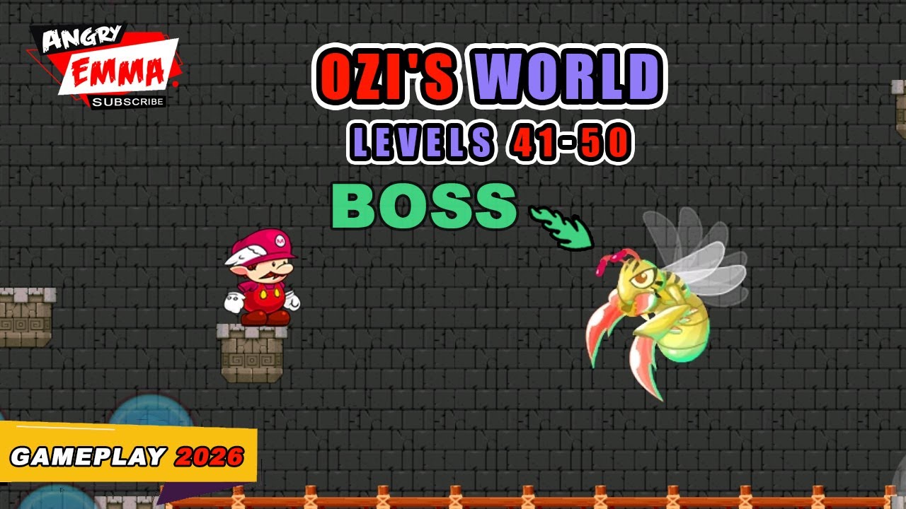 Ozi's World - Levels 41-50 + BOSS (gameplay 2026)