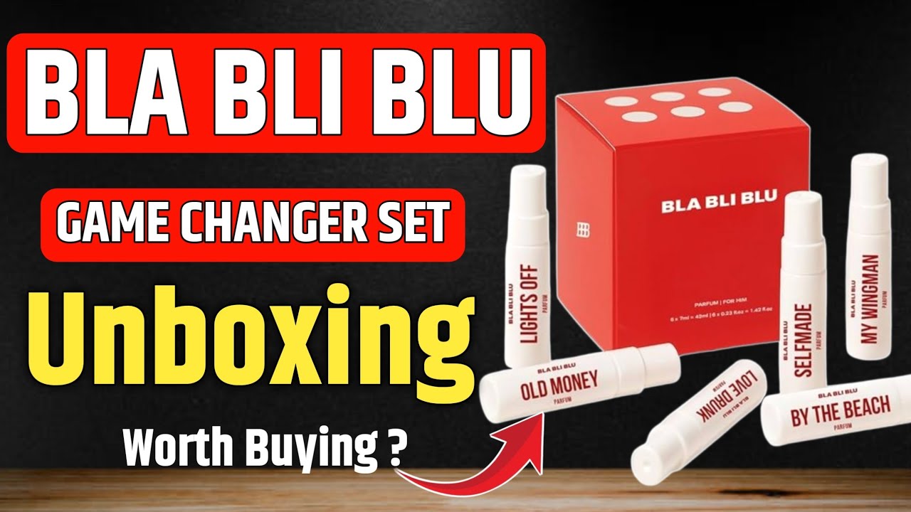 Unboxing bla bli blu game changer set | blabliblu perfume review | perfume review