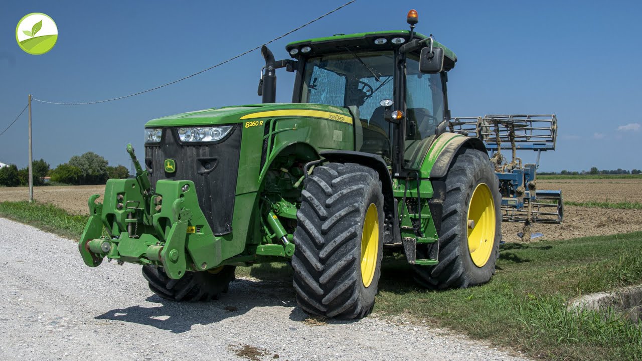 Tractor Vlog EP 46 - SI TORNA  IN CAMPO CON IL JOHN DEERE 8R + RABE 