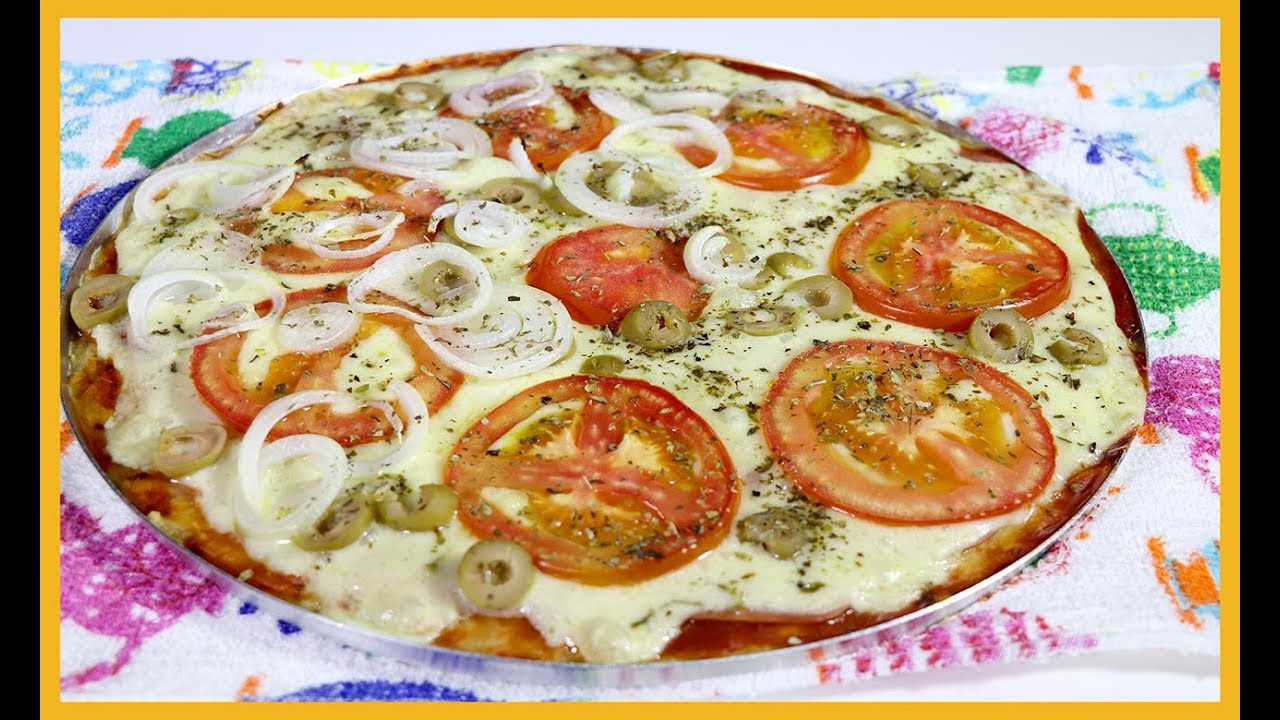 Pizza de Pão francês ou pão amanhecido