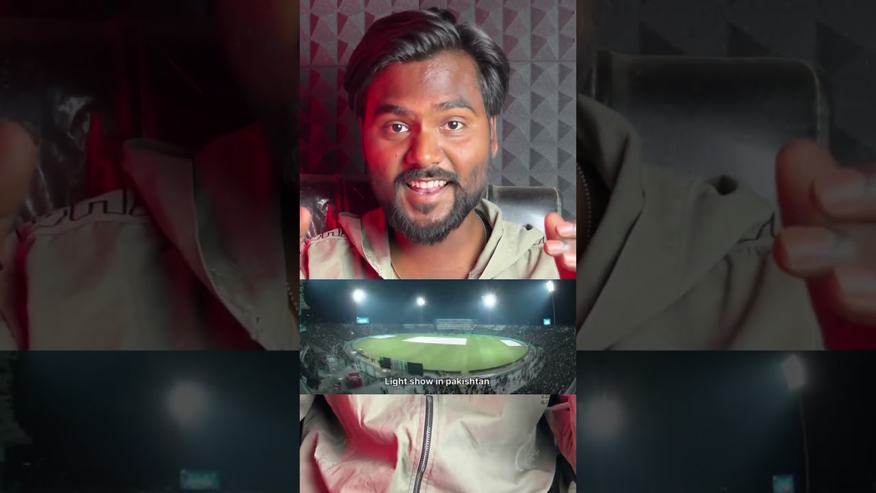 Pakistan Cricket Stadium Light Show #Shorts