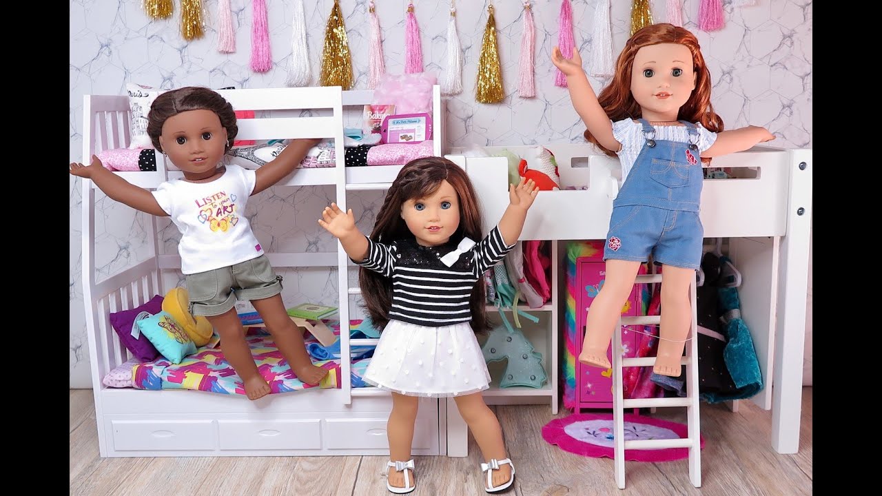 American Girl Doll Bedrooms ~ McKenna's Bedroom, Lanie's Bedroom, Corrine Bedroom, Gabriela Bedroom!