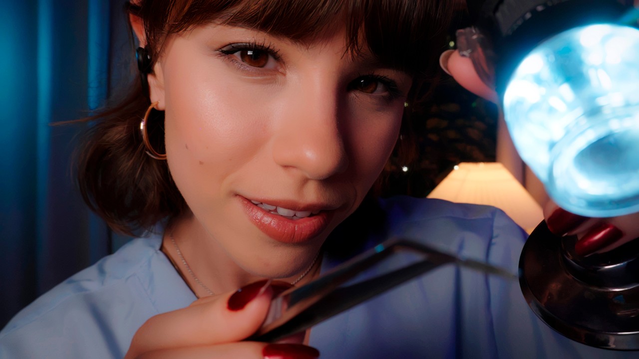 ASMR Exame TOTAL de Cabeça | Check-Up Médico da Face, Couro Cabeludo e Cabelos 💤