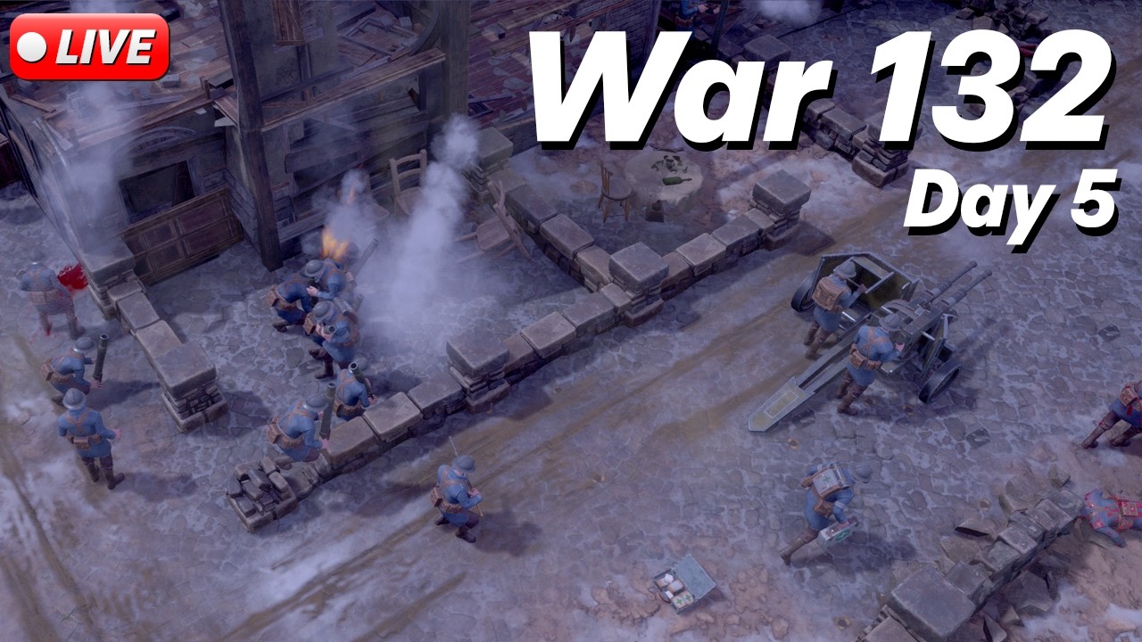 🔴 FOXHOLE AIRBORNE // WAR 132 - DAY 5 // WARDEN FRONTLINE // LIVE GAMEPLAY