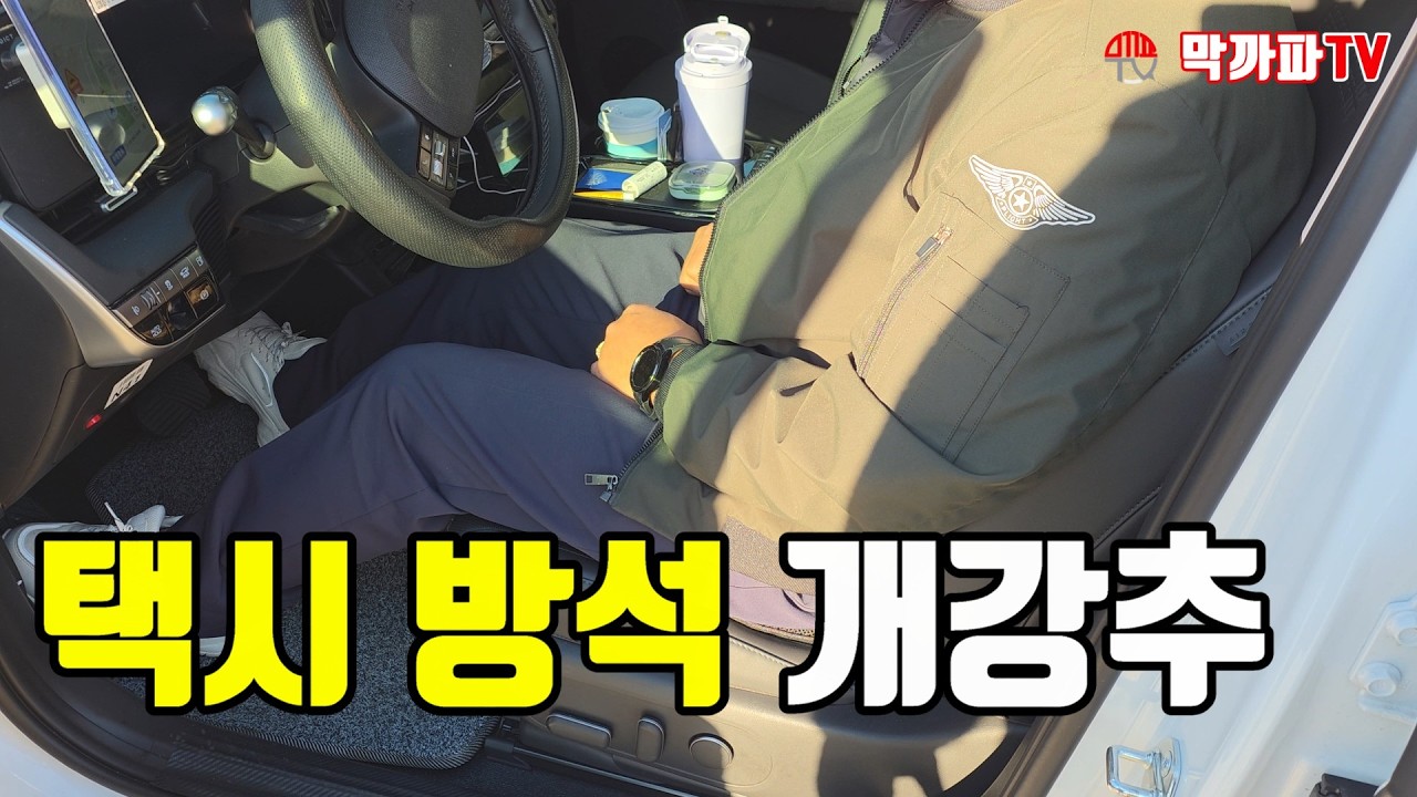 택시 방석 개강추 엉덩이가 행복해 한다 / 막까파TV