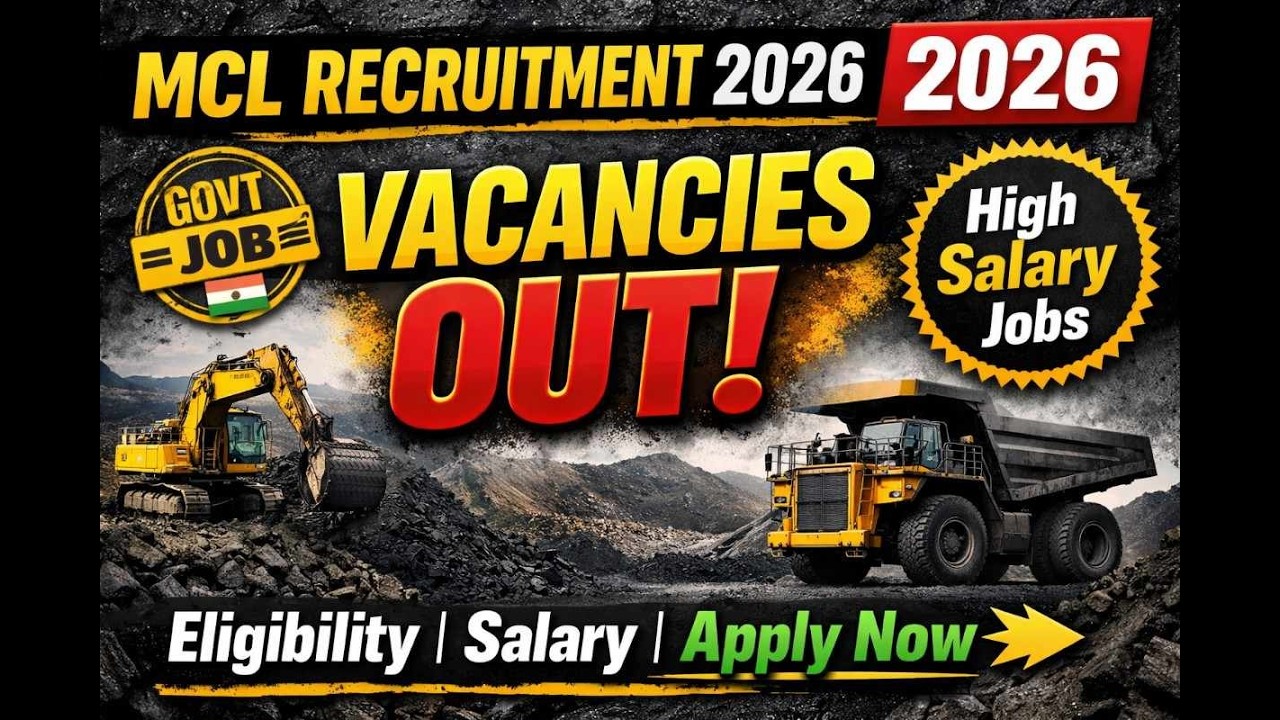 Mahanadi Coalfield Limited Recruitment MCL 2026// Eligible Candidates Apply Now #mcl #mahanadi