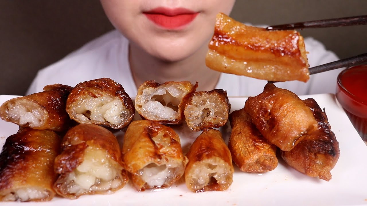 바삭바삭한 대창과자 먹방 MUKBANG