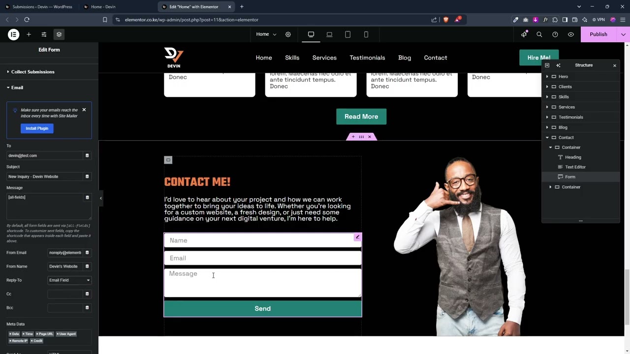 24.4 Configuring Forms