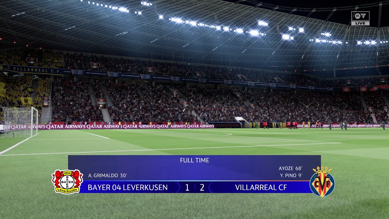 Bayer Leverkusen Vs Villarreal - Champions League 25/26 - FC 26 #ps4  #championsleague #villarreal