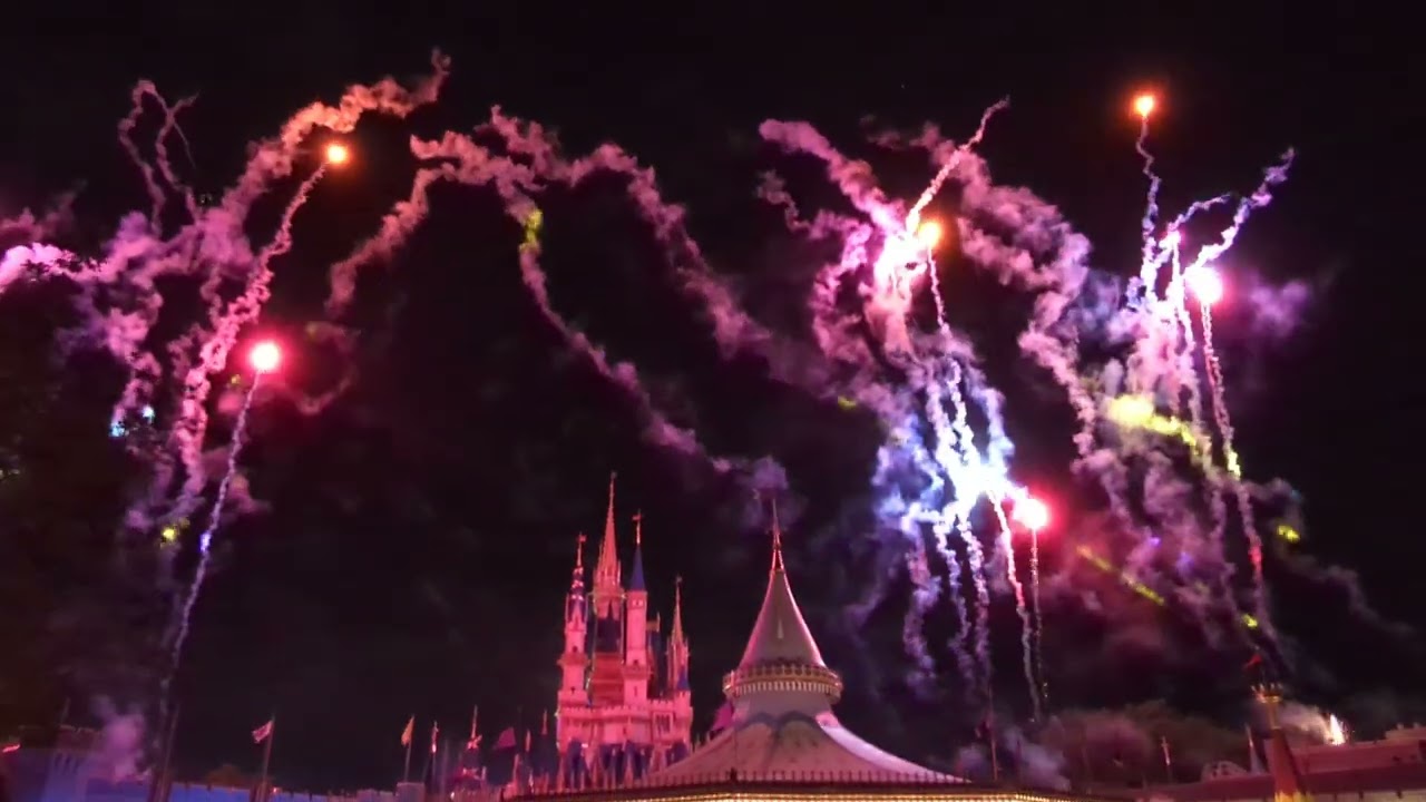 Enchanted Fireworks, behind Cinderella's Castle 3.24.23 #subscribe #disney
