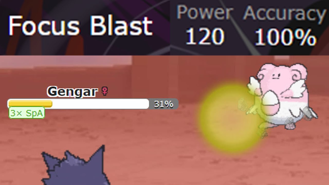 Focus Blast but it actually HITS