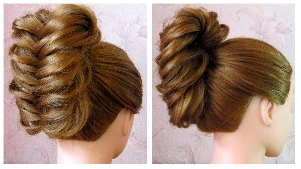 Сhignon tressé facile ♡ Coiffure facile à faire soi même pour cheveux long ♡ Tresse épi de blé