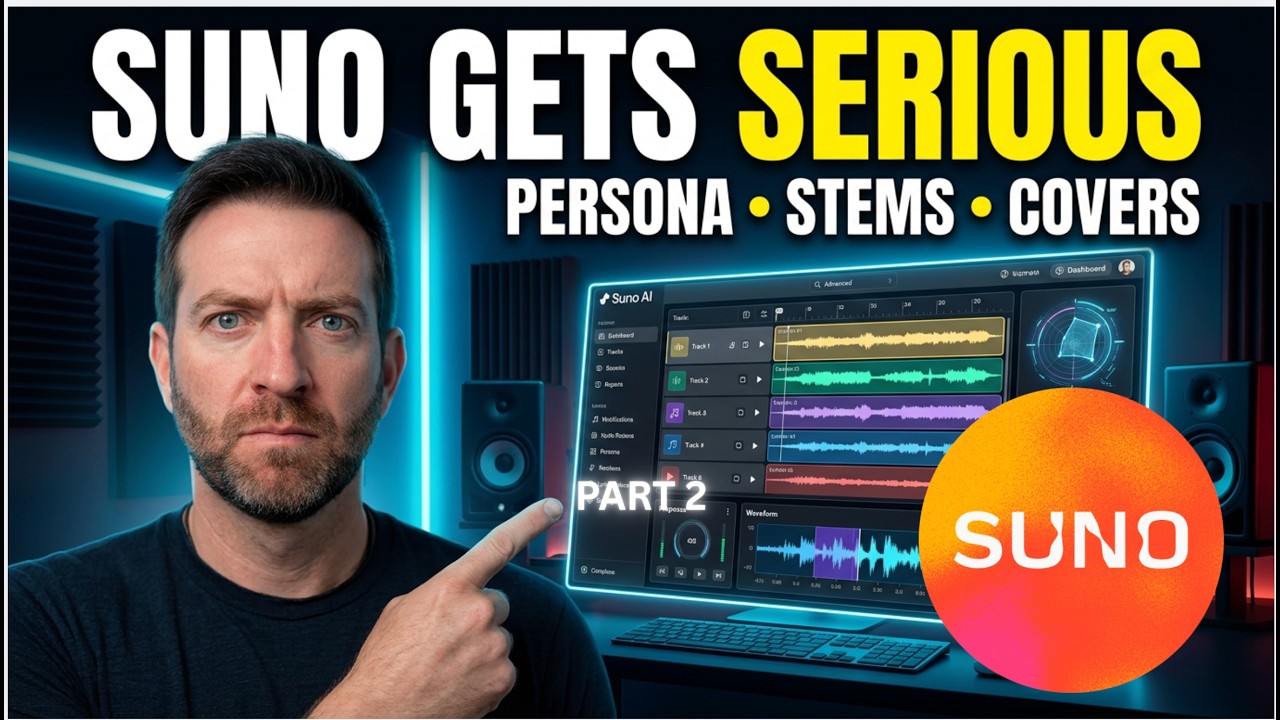 Расширенный обучающий курс по Suno AI | Замена персон, отдельных дорожек, каверов и текста песен:...