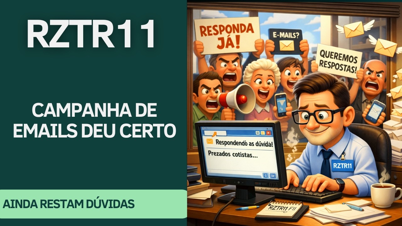 #RZTR11 - RIZA RESPONDE OS EMAILS... MAS AINDA RESTAM DÚVIDAS