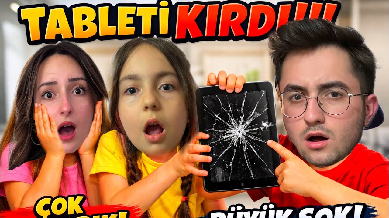 EYVAH‼️ŞIMARIK ALİCAN HİRANUR’UN TABLETİNİ KIRDI ZEYNEP 
