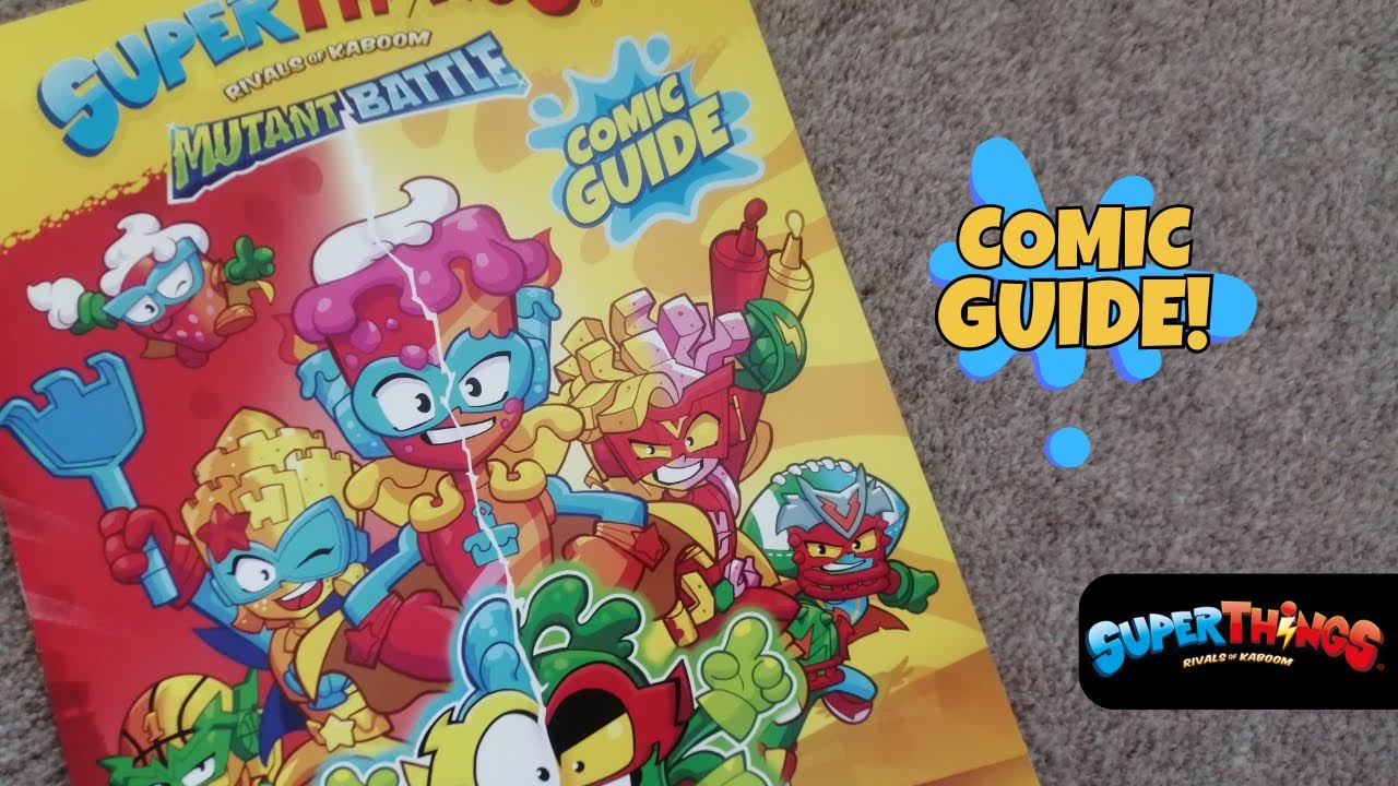 ⚠️ SuperThings Mutant Battle COMIC GUIDE!! 🔥 New Comic, New Characters, And More!! ⚠️