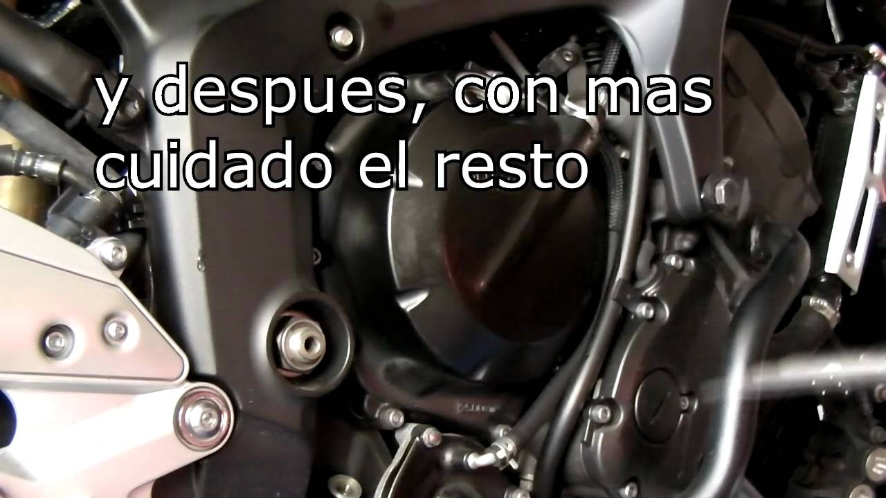 cambio aceite yamaha fazer fz6 s2 '08