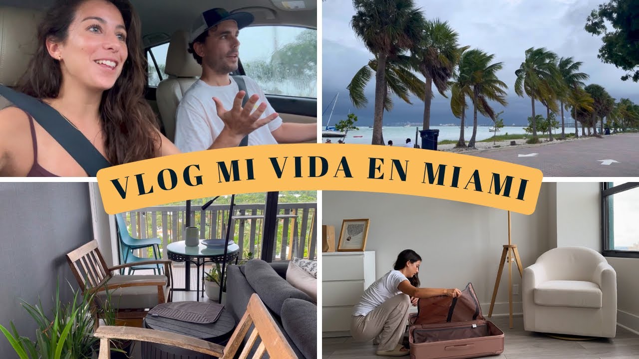 ¿CÓMO vivimos el HURACÁN de FLORIDA? 🌪️ Huimos del verano en Miami 🌴⛈️