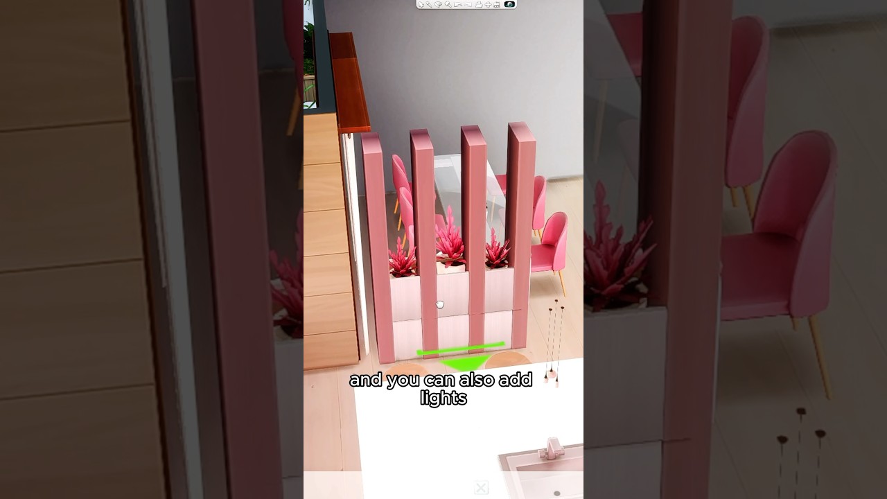 IKEA ROOM divider IDEA in sims 4 #sims4shorts #sims4 #sims4tips