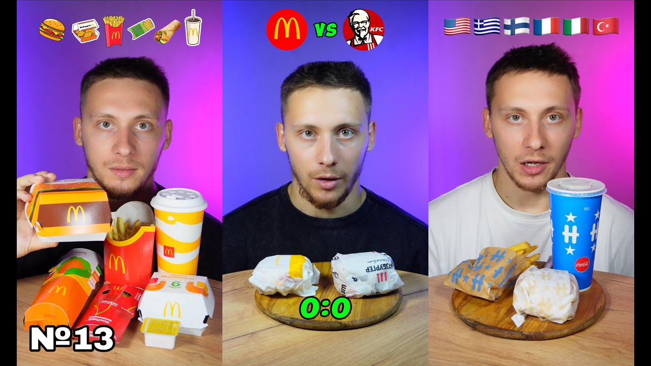 ASMR:FAST FOOD MUKBANG(COMPILATION).№13