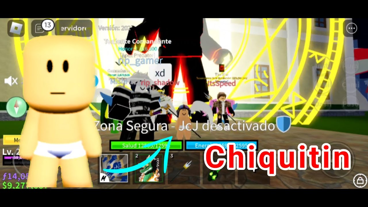 Nuevo Personaje Barato Para hacerte PEQUE&Ntilde;O/A en Blox Fruits😁