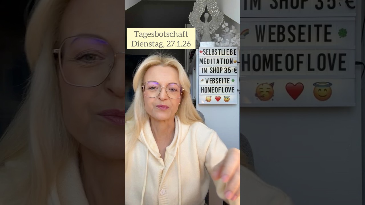 Tagesbotschaft Dienstag 27.1.26 #tageskarte #liebe #inshot #kartenlegen heute #tarot