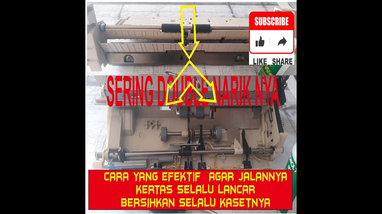 Cara Membersihkan  kaset Unit 1 mesin Ir 5000 hasilnya langsung lancar