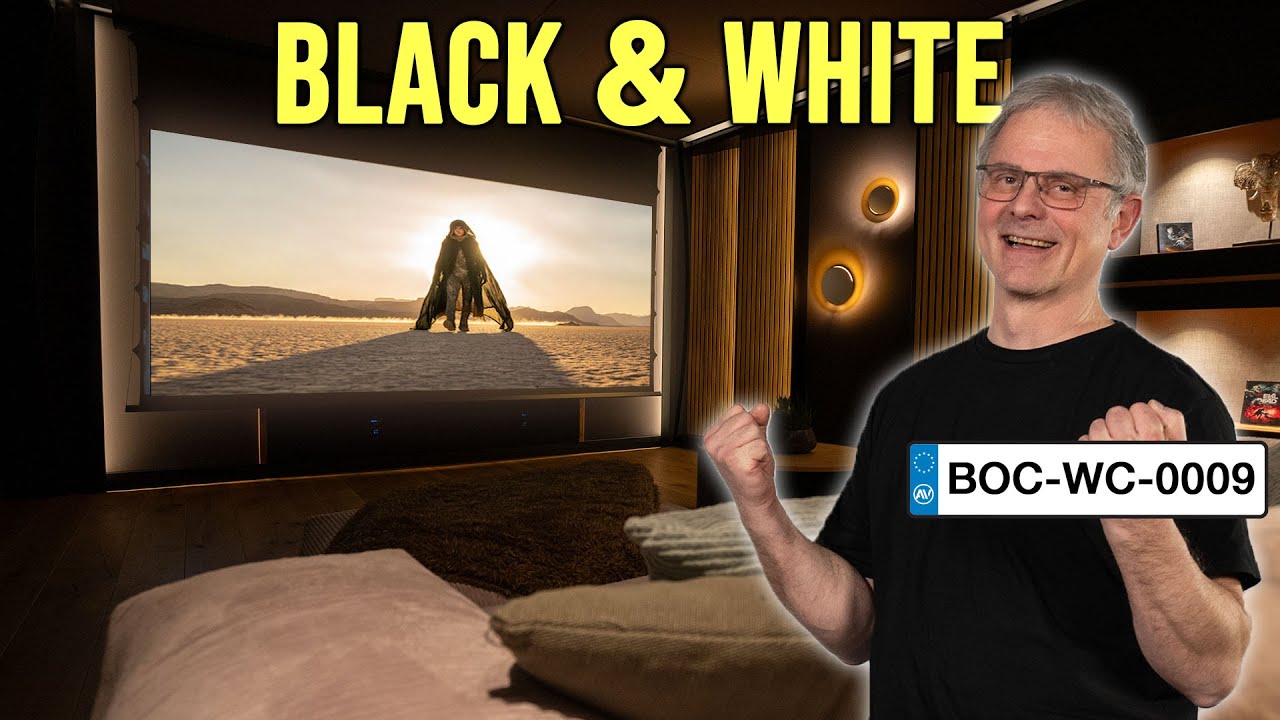 MEGA Heimkino: White Cinema Design trifft Black Cinema Performance [BO-WC-0009]