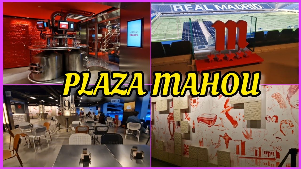 💥 ASÍ es ‘PLAZA MAHOU’ | FÁBRICA de CERVEZA en el SANTIAGO BERNABÉU