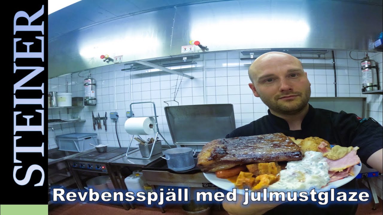 Revbensspjäll med julmustglaze