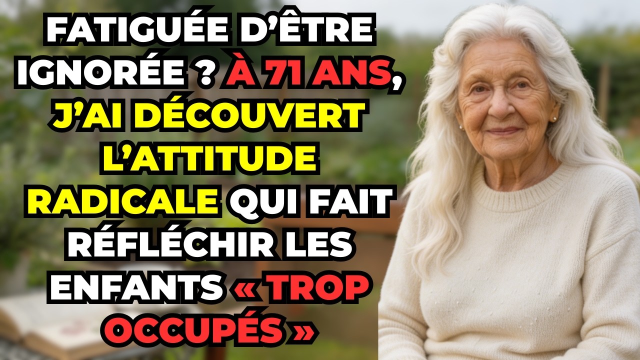 Fatiguée d’être ignorée ? À 71 ans, j’ai découvert l’attitude radicale qui fait réfléchir tout...