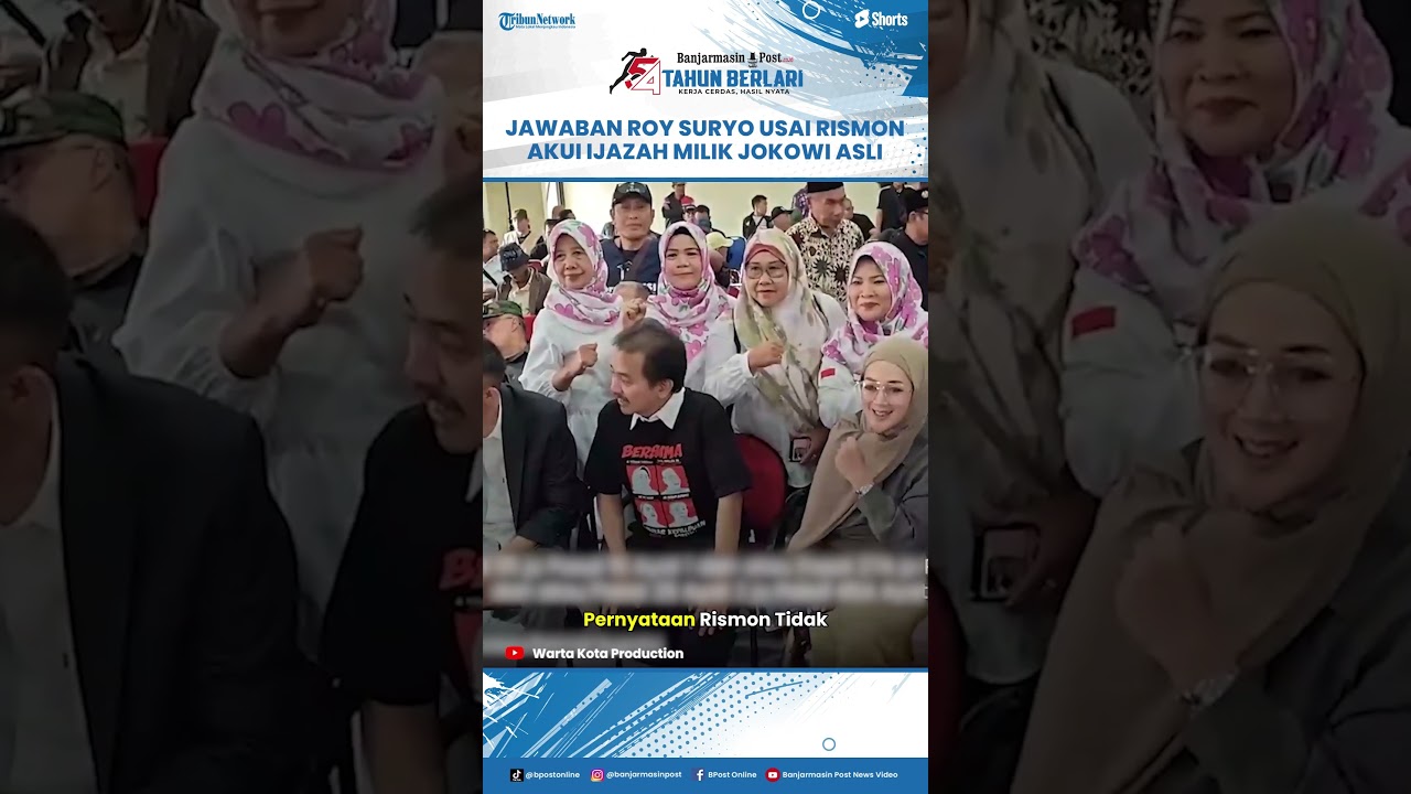 Rismon Sianipar Akui Ijazah Jokowi Asli, Roy Suryo: Itu Sikap Pribadi, Tak Ada Kaitan dengan Saya