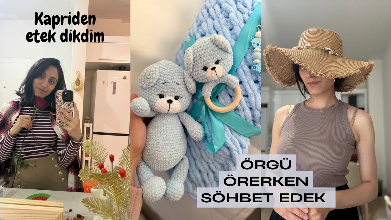 ÖRGÜ ÖRERKEN BİRAZ SÖHBET ETDİK🧶 | YENEE BİR UZUN SİFARİŞ HAZIRLAMA VLOGU 😊