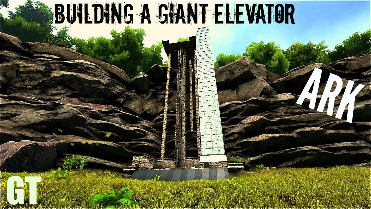 Massive ELEVATOR BUILD - Electric Prod - ARK: Survival Evolved