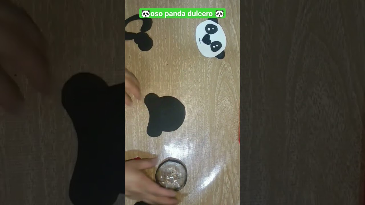 🔴 COMO HACER UN OSO PANDA DULCERO 🐼 manualidades con reciclaje ❤️