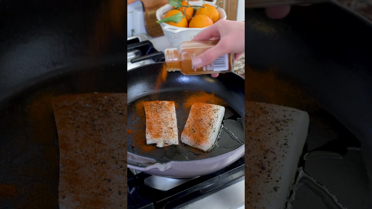 Tutorial for Easy Baked Halibut - Sizzlefish x @brightmomentco