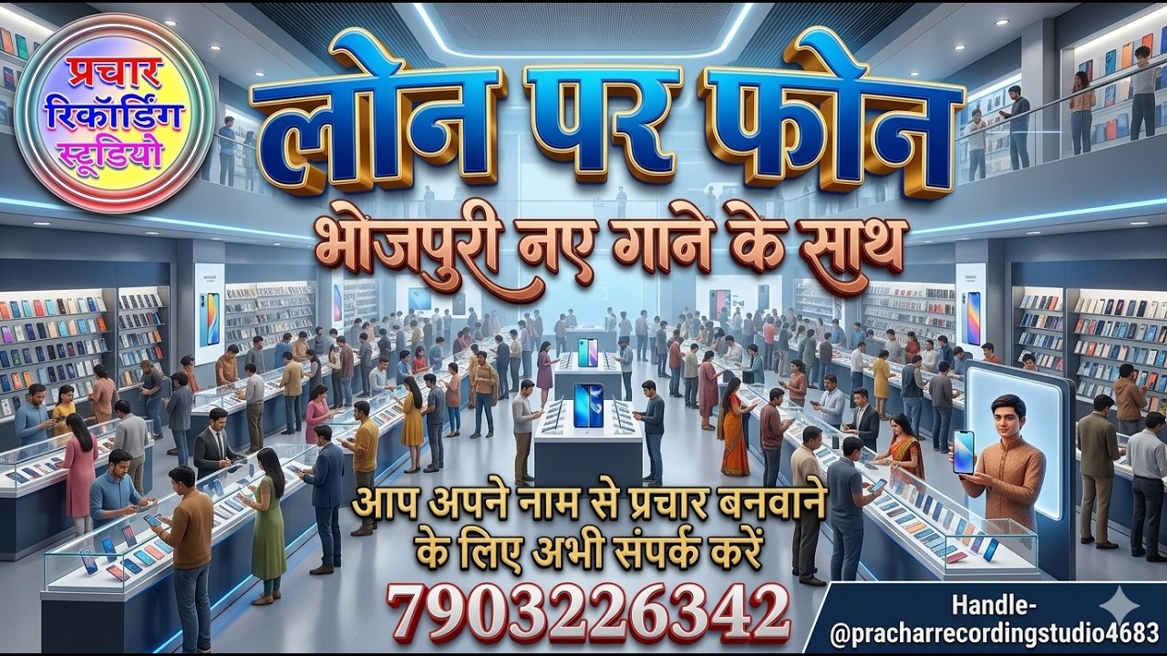 New Style Me loan pe phone prachar भोजपुरी नए गाने के साथ