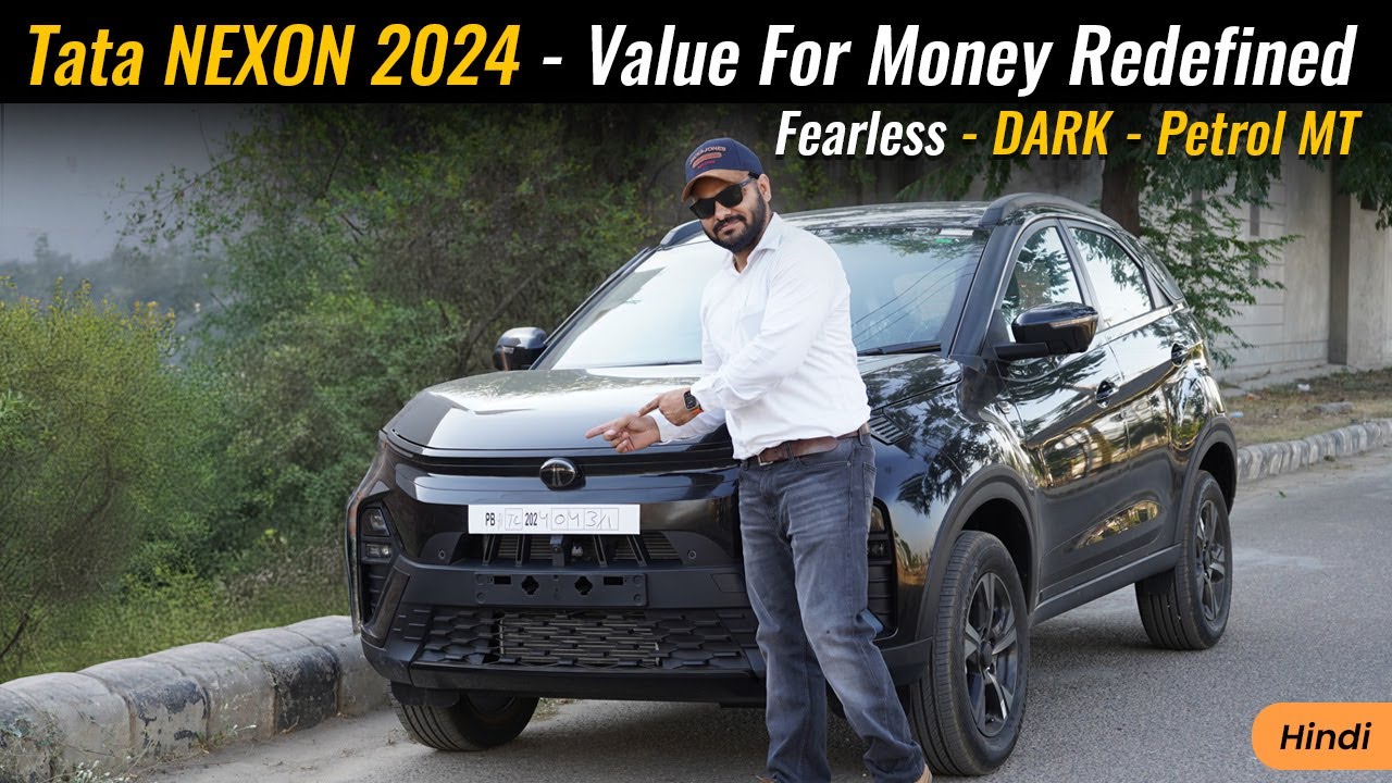2024 Tata NEXON Fearless Plus Turbo Petrol | In-Depth Walkaround Review | Manual Transmission
