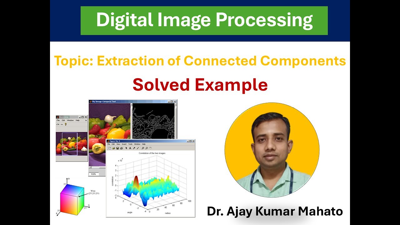 Module 2.1 : Extraction of Connected Components | Morphological Operations | DIP