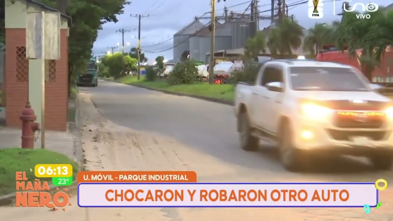 Choque y robo en el Parque Industrial: delincuentes se llevan otro vehículo